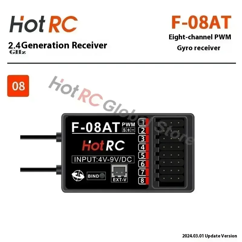 HOTRC 2.4Ghz 4/6/8 Channel F-0 - Drone Racing Receiver ulasan dan harga